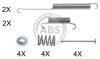 Ремкомплект гальмiвних колодок A.B.S. 0026Q (фото 1)