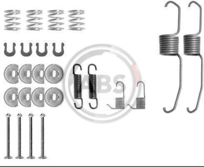 Монтажний набір гальмівних колодок A.B.S. 0637Q