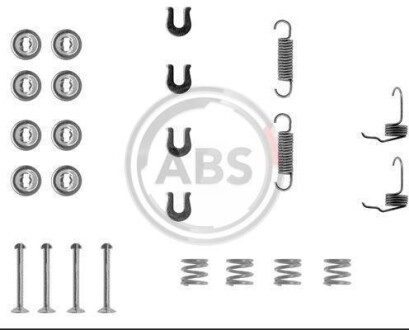 Монтажний набір гальмівних колодок A.B.S. 0655Q