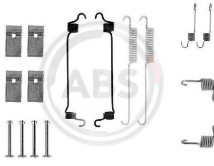 Монтажний набір гальмівних колодок A.B.S. 0677Q