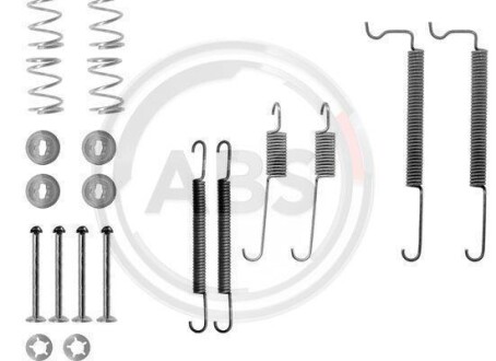 Монтажний набір гальмівних колодок A.B.S. 0744Q