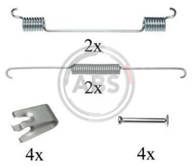 Монтажний набір гальмівних колодок A.B.S. 0781Q