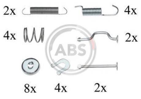Комплектующие, стояночная тормозная система A.B.S. 0810Q