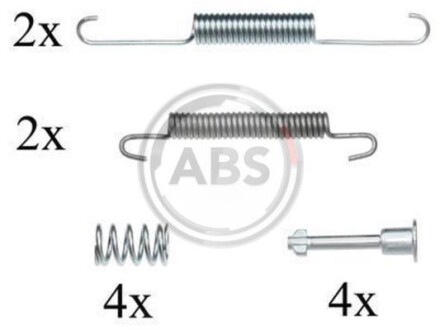 Комплектующие, стояночная тормозная система A.B.S. 0826Q