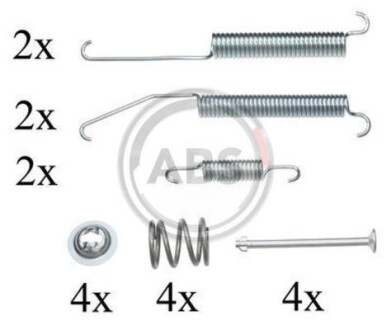 Монтажний набір гальмівних колодок A.B.S. 0845Q