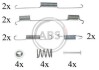 Монтажний набір гальмівних колодок A.B.S. 0861Q (фото 1)