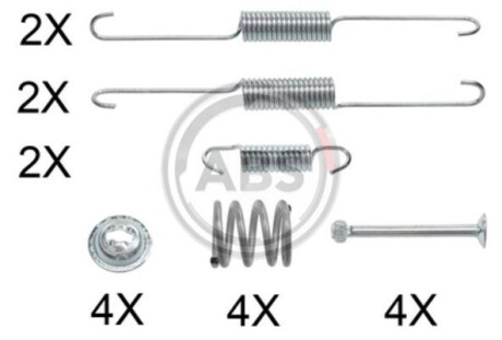 Монтажний набір гальмівної колодки A.B.S. 0879Q