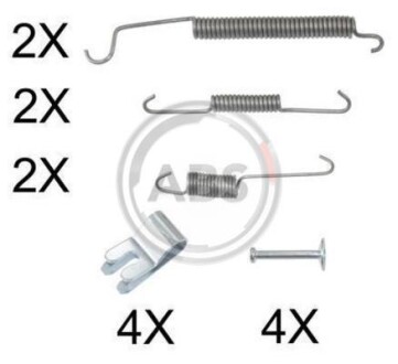 Монтажний набір гальмівних колодок A.B.S. 0891Q
