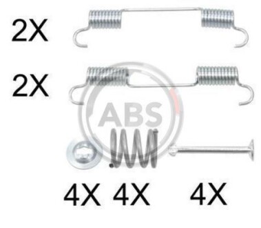 Комплектующие, стояночная тормозная система A.B.S. 0897Q