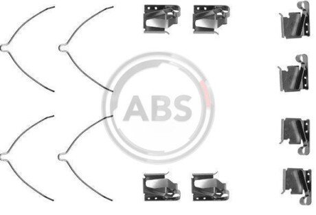Гальмівні колодки (монтажний набір) A.B.S. 1269Q (фото 1)