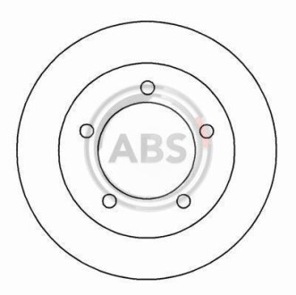 Гальмівний диск A.B.S. 15026