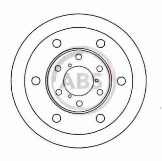 Гальмівний диск A.B.S. 15032