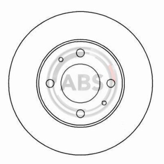 Гальмівний диск A.B.S. 15044