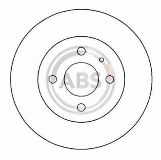 Гальмівний диск A.B.S. 15051