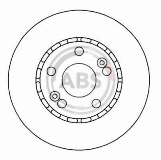 Гальмівний диск A.B.S. 15113