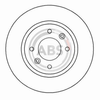 Гальмівний диск A.B.S. 15114