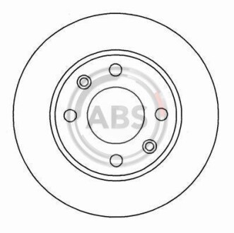 Гальмівний диск A.B.S. 15318