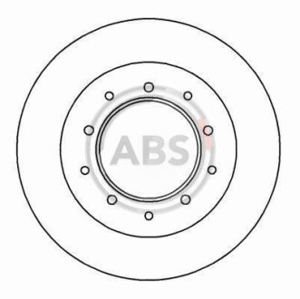 Гальмівний диск A.B.S. 15616