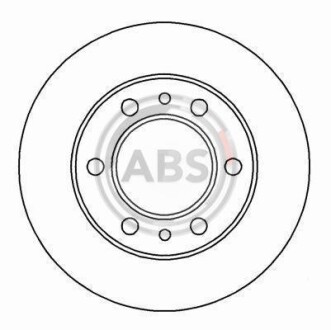 Гальмівний диск A.B.S. 15654