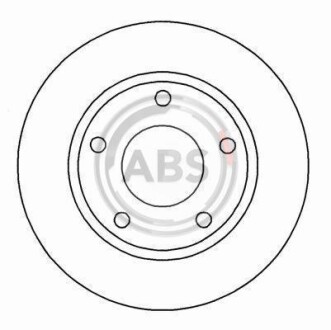 Гальмівний диск A.B.S. 15712