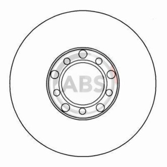 Гальмівний диск A.B.S. 15743