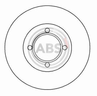 Гальмівний диск A.B.S. 15750 (фото 1)