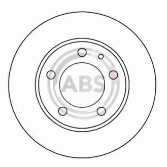 Гальмівний диск A.B.S. 15769