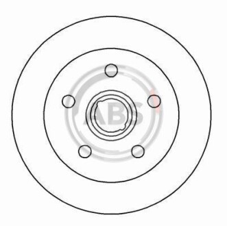 Гальмівний диск A.B.S. 15780