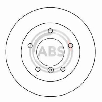 Гальмівний диск A.B.S. 15782