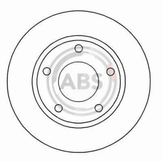 Гальмівний диск A.B.S. 15798