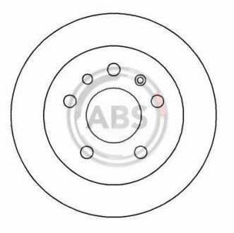 Гальмівний диск A.B.S. 15818