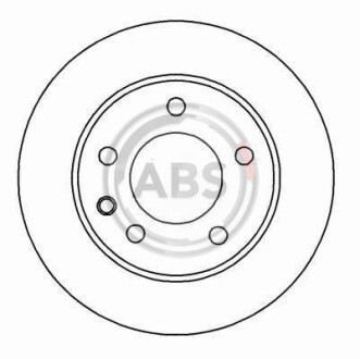 Гальмівний диск A.B.S. 15819