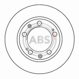 Гальмівний диск A.B.S. 15822