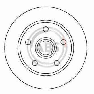 Гальмівний диск A.B.S. 15826