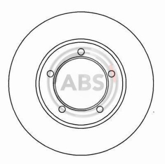 Гальмівний диск A.B.S. 15843