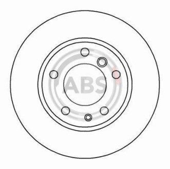 Гальмівний диск A.B.S. 15870