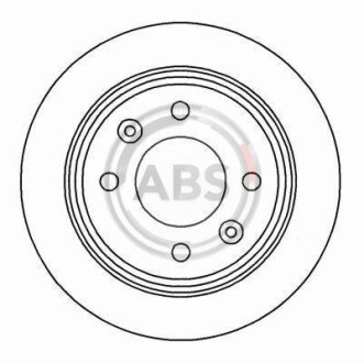 Гальмівний диск A.B.S. 15890