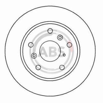 Гальмівний диск A.B.S. 15950