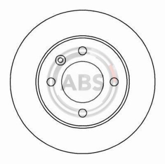 Гальмівний диск A.B.S. 15961