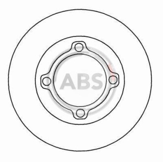 Гальмівний диск A.B.S. 16017