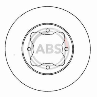 Гальмівний диск A.B.S. 16038