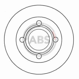 Гальмівний диск A.B.S. 16068