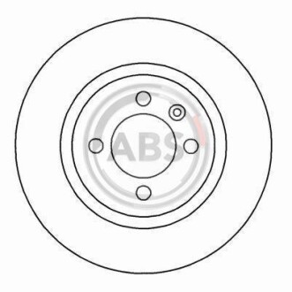 Гальмівний диск A.B.S. 16069