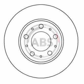 Гальмівний диск A.B.S. 16094