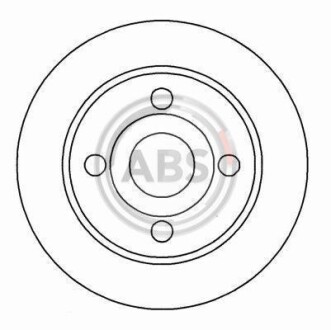 Гальмівний диск A.B.S. 16123