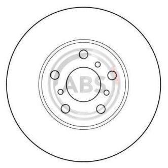 Гальмівний диск A.B.S. 16141