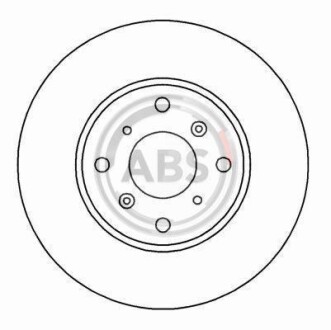 Гальмівний диск A.B.S. 16172