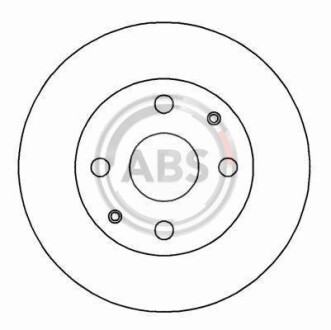 Гальмівний диск A.B.S. 16174