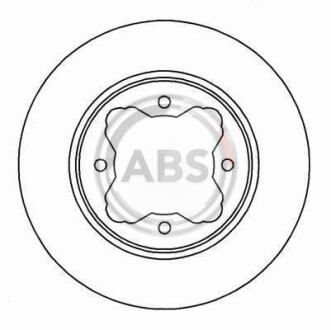 Гальмівний диск A.B.S. 16183