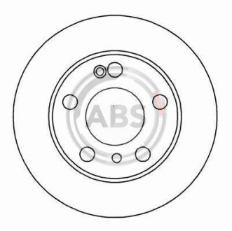 Гальмівний диск A.B.S. 16188